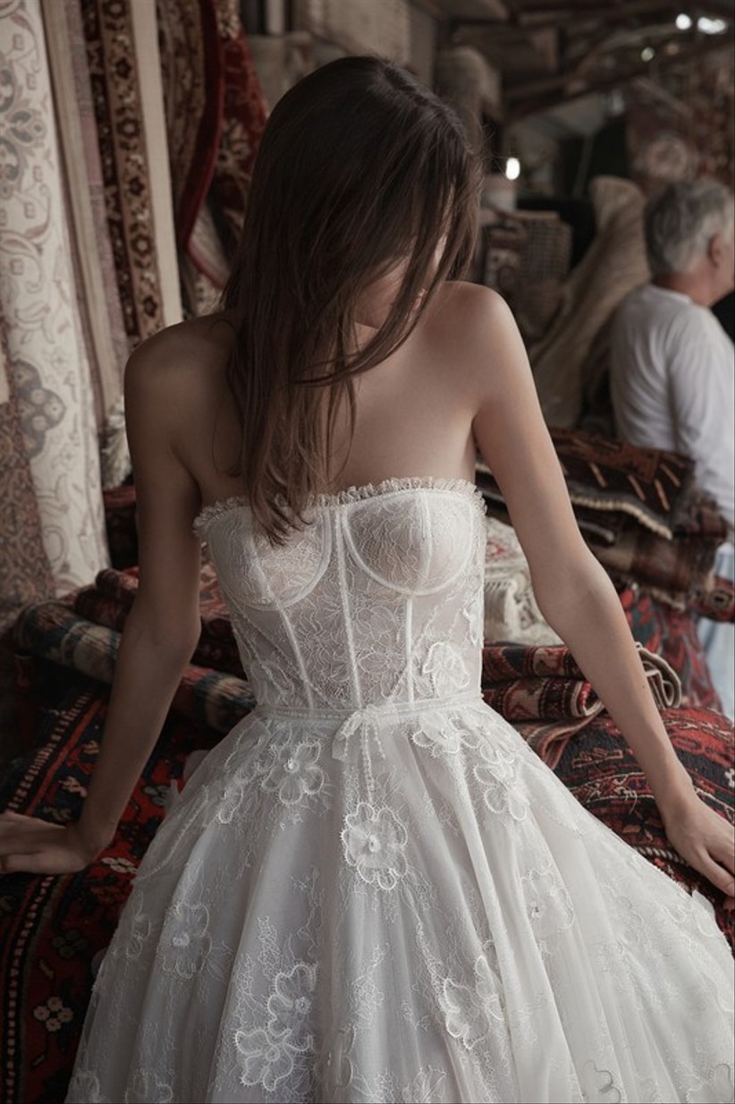 robe mariée bustier